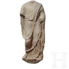 Marmorstatue eines Togatus, römisch, 1. Jahrhundert vor Christus