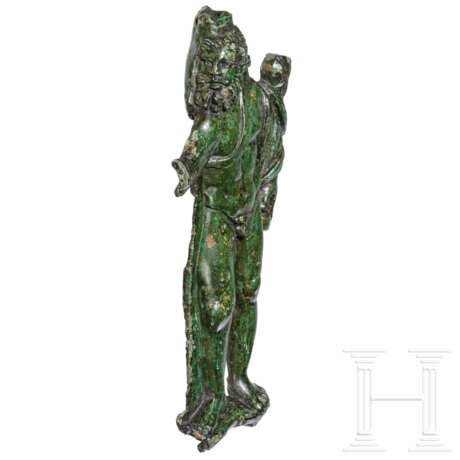 Bronzefigur des Herkules, römisch, 2. - 3. Jahrhundert - Foto 2