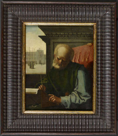 Dutch School. Portrait of a Scholar with the Clock Tower on St Mark's Square in Venice in the Background - photo 2