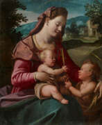 Якопо Кименти (1554 - 1640). Madonna and Child with St. John the Boy