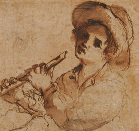 Bolognese School. Shepherd with Flute - фото 1