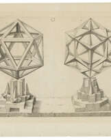 Perspective Study with Rhombic Tricontahedron and Icosahedron
