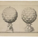 Jost Ammann. Perspective Study with Two Faceted Polyhedra - фото 1