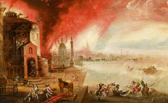 Agostino Tassi. The Burning of Troy - Foto 1