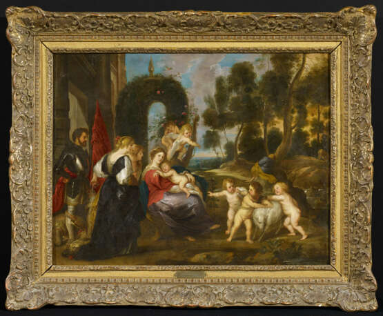 Peter Paul Rubens. The Rest during the Flight into Egypt with Saints - Foto 2