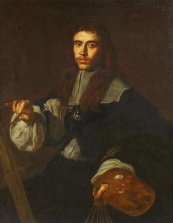 French school. Self-Portrait of the Painter in Front of the Easel - photo 1