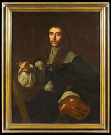 French school. Self-Portrait of the Painter in Front of the Easel - фото 2