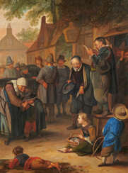 Dutch Village Scene