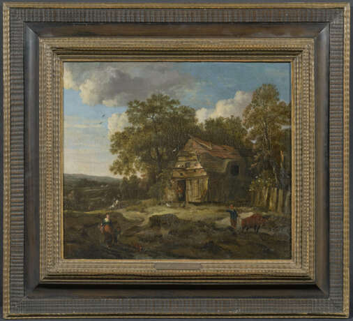 Jan Wynants. Cottage in a Wooded Landscape with Figural Staffage - photo 2