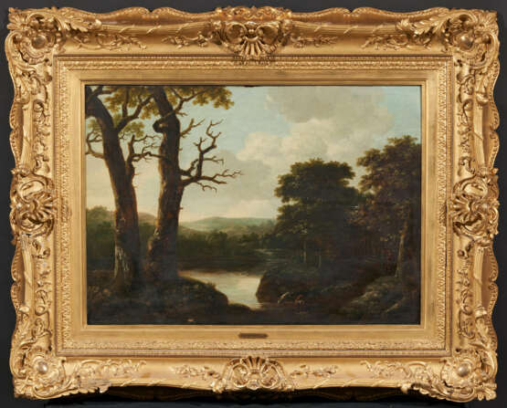 Antonie Waterloo. Forest Landscape with Hunters on the Duck Hunt - photo 1