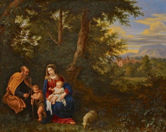 Flemish School. The Holy Family with the Infant St John - фото 1