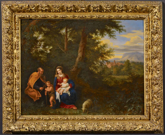 Flemish School. The Holy Family with the Infant St John - photo 2