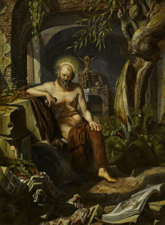 Matthys Naiveu. Saint Jerome as Penitent - Foto 1