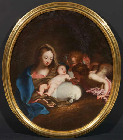 Carlo Maratta. Madonna with the Child and Three Angels - photo 2