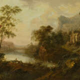Johann Christian Vollerdt. River Landscape with Travelers by a Ruin - фото 1