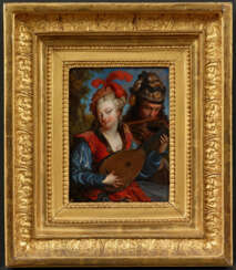 Couple with Flute and Lute
