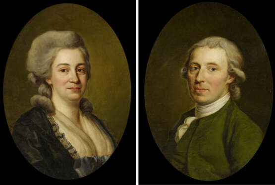 Joseph Friedrich August Darbes. Two Portaits of the Riga-Based Merchant James Pierson of Balmadis and his Wife Engel Maria von Trompowski - photo 1