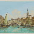 View of the Rialto Bridge in Venice - Auktionsarchiv