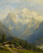 Йозеф Янзен. View of the Mont-Blanc-Massiv