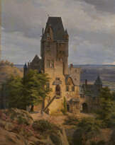 Wide Landscape with Ideal Rhenish Castle