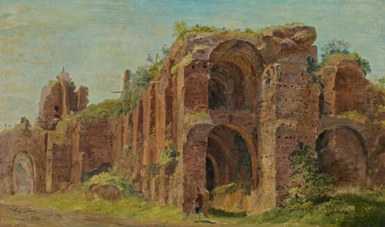 Heinrich Bürkel. Italian Ruins Landscape - photo 1