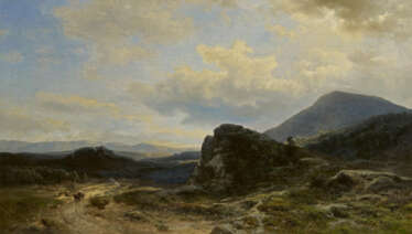 Wide Landscape with Wagon