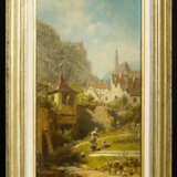 Carl Spitzweg. Washing Place in front of the Town - Foto 2
