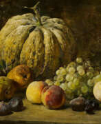 Эжен Джоорс. Still Life with Grapes, Peaches and a Melon
