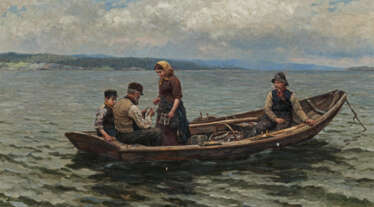 Fishermen on the Norwegian Sea