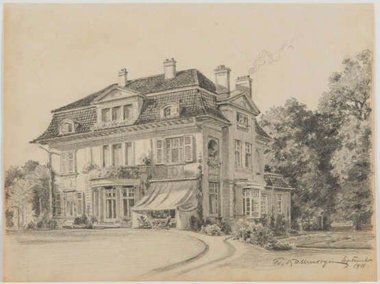Friedrich Kallmorgen. Villa on the Elbe - photo 2