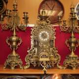 “mantel clock with 2 candelabra Phaeton” - photo 1
