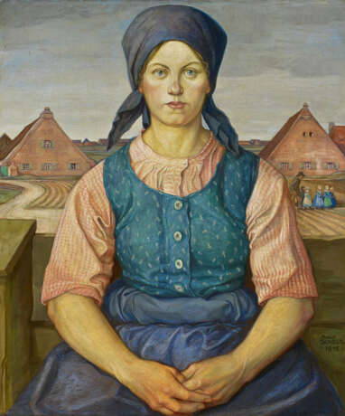 Rudolf Schiestl. Girl from Knoblauchsland - фото 1