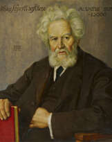 Portrait of the Father of the Artist, the Sculptor Matthäus Schiestl the Elder