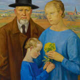 Rudolf Schiestl. Self Portrait of the Artist with his Family - фото 1
