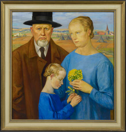 Rudolf Schiestl. Self Portrait of the Artist with his Family - фото 2