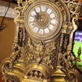 “mantel clock with 2 candelabra Phaeton” - photo 3