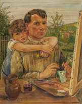 Selbstporträt mit Klaus