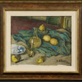 Pierre Nilouss. Citrons, carafe et tissu bleu - фото 2