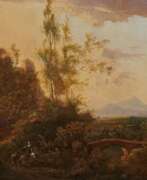 Frederik de Moucheron I. Wide Landscape with the Flight to Egypt