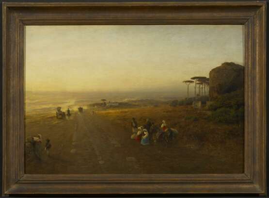 Albert Flamm. Landscape with Figures on the Via Appia - фото 3
