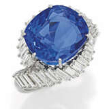 Sapphire-Diamond-Ring - Foto 1