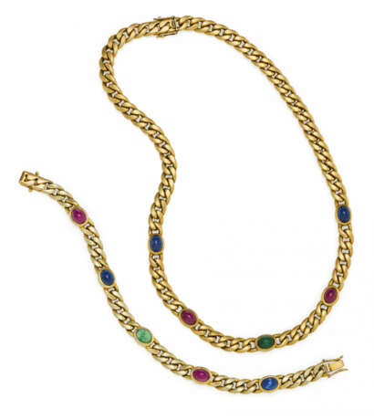 Gemstone-Set: Necklace and Bracelet - Foto 1