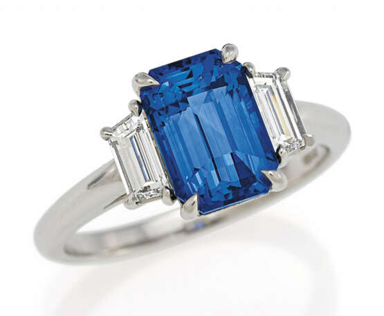 Tiffany & Co.. Sapphire-Diamond-Ring - photo 1
