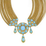 Historic Turquoise-Diamond-Necklace - photo 4