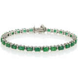 Emerald-Diamond-Bracelet - photo 1