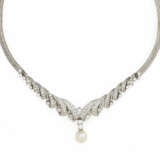 Pearl-Diamond-Necklace - Foto 1