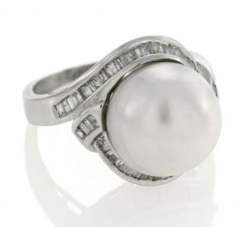 Pearl-Diamond-Ring - photo 1