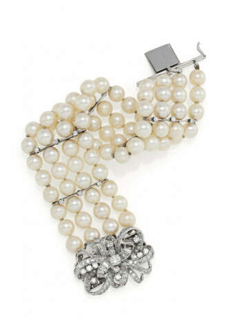 Pearl-Diamond-Bracelet - фото 1