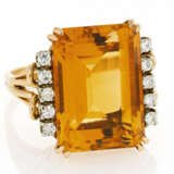 Citrine-Diamond-Ring - Foto 1