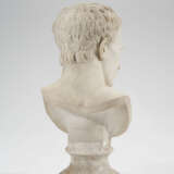 Italy. Monumental white marble bust Napoleon I. Bonaparte as Mars Pacificus - photo 3